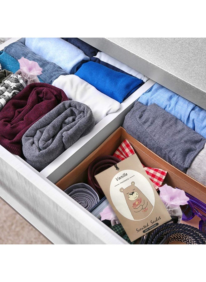 LIFFLY 14 Packs Vanilla Scented Sachets for Drawers and Closets Gift Box - Image 4